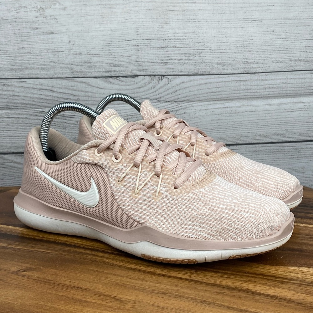 Nike Women’s Athletic Shoes in Blush Pink with White Swoosh - Picture 3 of 11